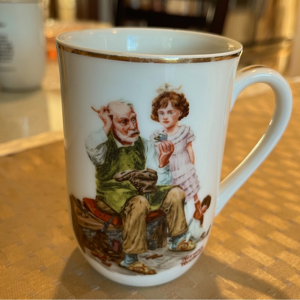 Norman Rockwell Mug, The Cobbler